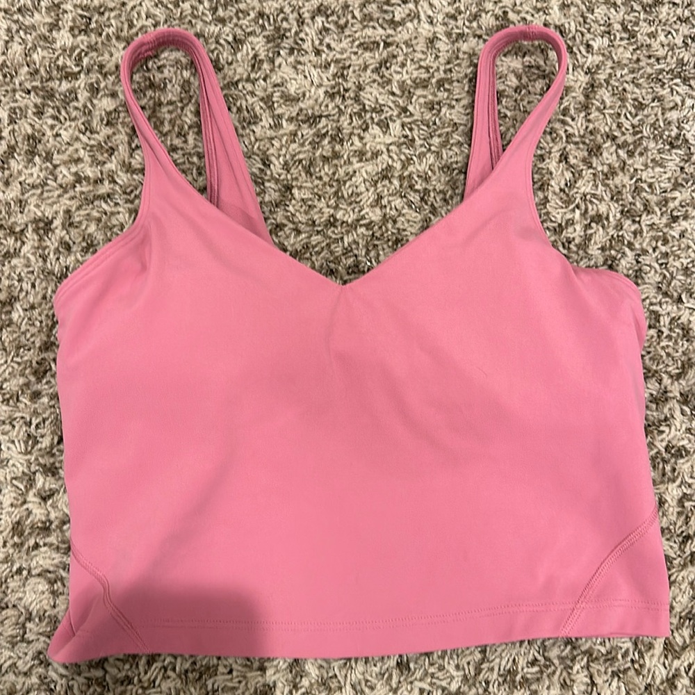 Lululemon pink blossom align tank